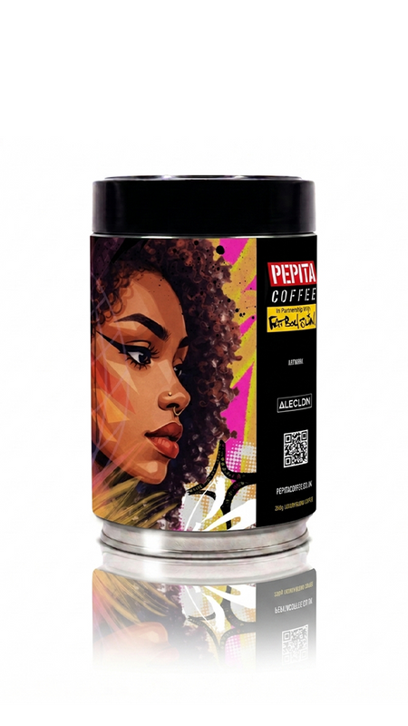 Concretes Edges II | Pepita Coffee in Partnership with Fatboy Slim | Limited Edition Collectable Art Coffee Tin by Alec