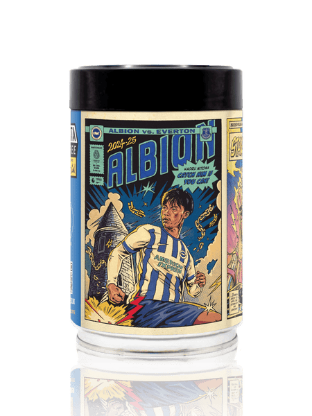 BHAFC Brighton & Hove Albion Football Club - Collectible Art Coffee Tin | 250g Luxury Blend | Free UK Delivery