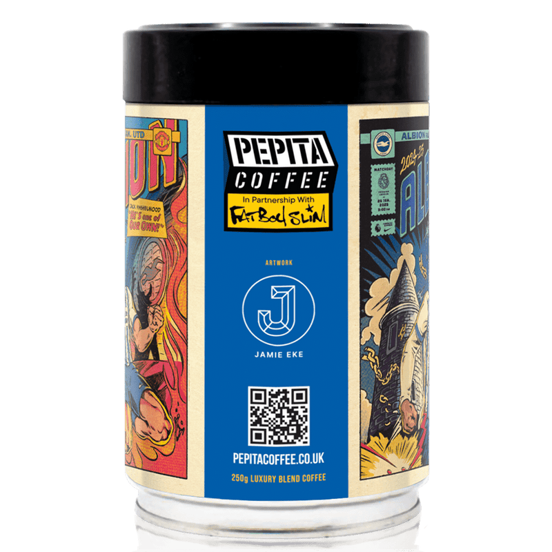 BHAFC Brighton & Hove Albion Football Club - Collectible Art Coffee Tin | 250g Luxury Blend | Free UK Delivery