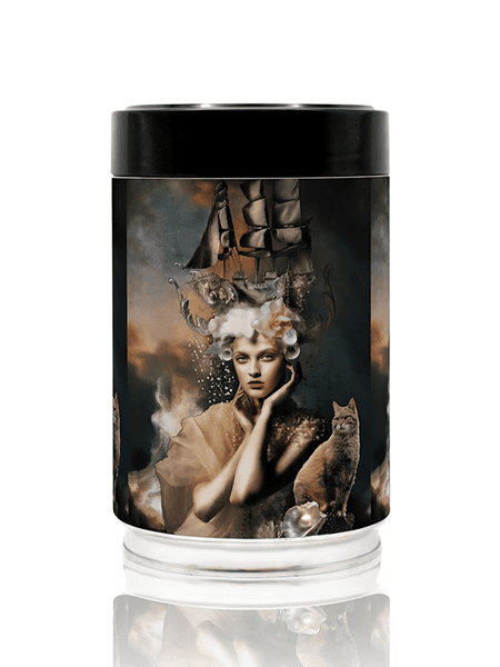 Catarina Diaz - Voyage in Gold - Collectable Art Coffee Tin | 250g Luxury Blend Coffee | Free UK Delivery