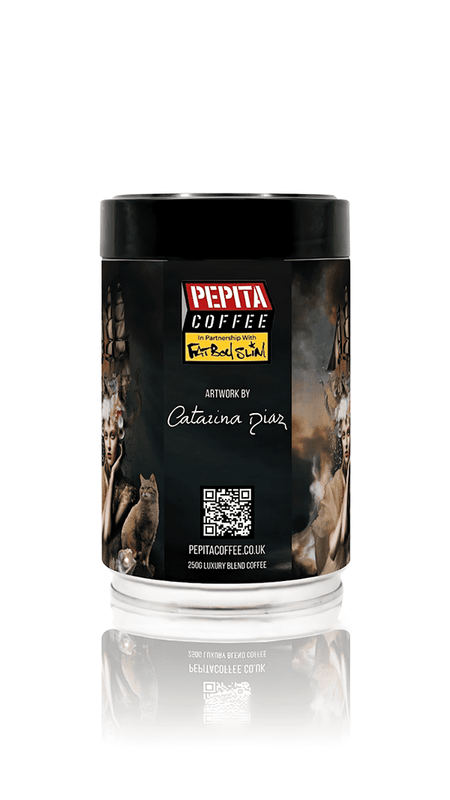 Catarina Diaz - Voyage in Gold - Collectable Art Coffee Tin | 250g Luxury Blend Coffee | Free UK Delivery