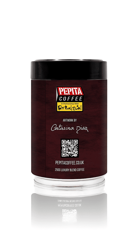 Catarina Diaz - Between Two Worlds - Collectable Art Coffee Tin | 250g Luxury Blend Coffee | Free UK Delivery