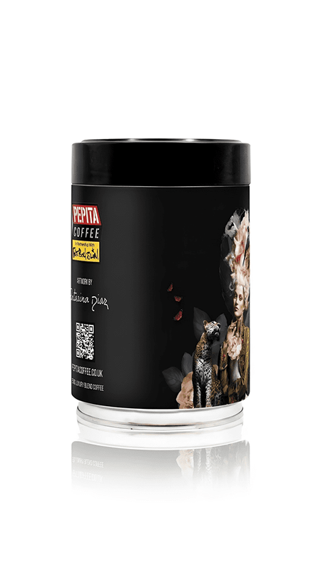 Catarina Diaz - Time Traveller - Collectable Art Coffee Tin | 250g Luxury Blend Coffee | Free UK Delivery