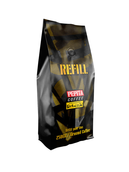 250g Luxury Blend Ground Coffee Refill - Eco-Friendly | from Colombia, Guatemala & Ethiopia | Free UK Delivery