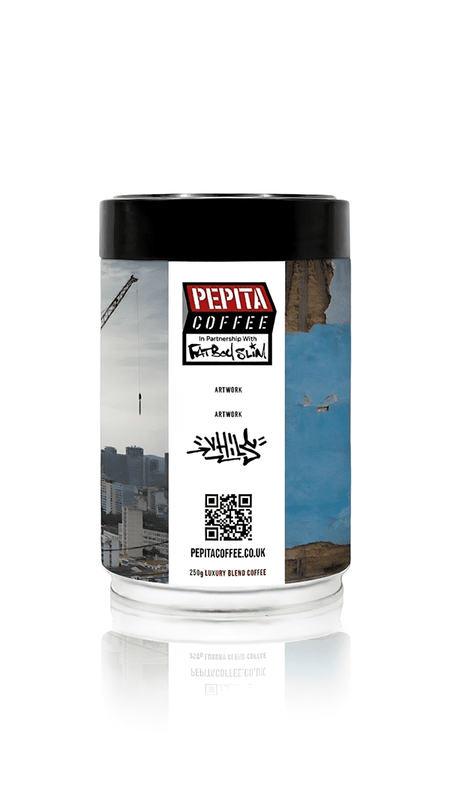 Pepita Coffee x Fatboy Slim Presents Vhils – Rio Collectable Art Coffee Tin