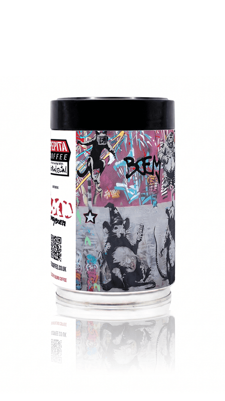 Barry Boem | Collectable Art Coffee Tin | 250g Luxury Blend | Free UK Delivery