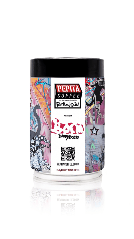 Barry Boem | Collectable Art Coffee Tin | 250g Luxury Blend | Free UK Delivery