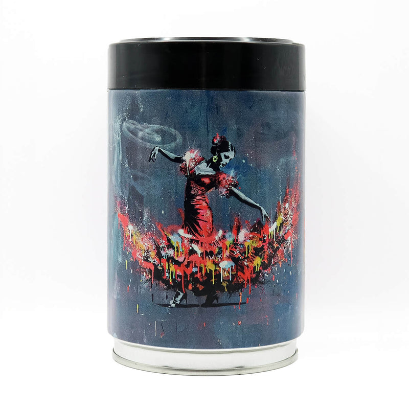 MasVandal - Flamenco Coffee Tin | Collectable Art Tin | 250g Luxury Blend Coffee | £24.99 Free UK Delivery