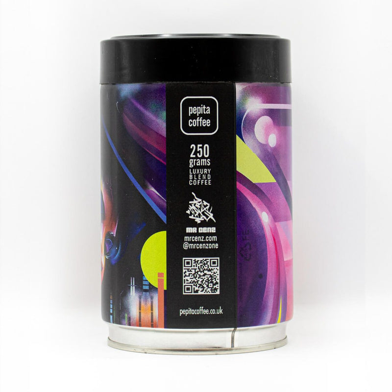 Mr Cenz - Collectable Art Tin | 250g Luxury Blend Coffee | Free UK Delivery