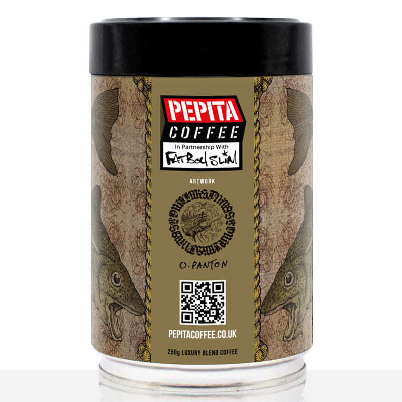 Ollie Panton - Collectable Art Coffee Tin  | 250g Luxury Blend Coffee £24.99 Free UK Delivery