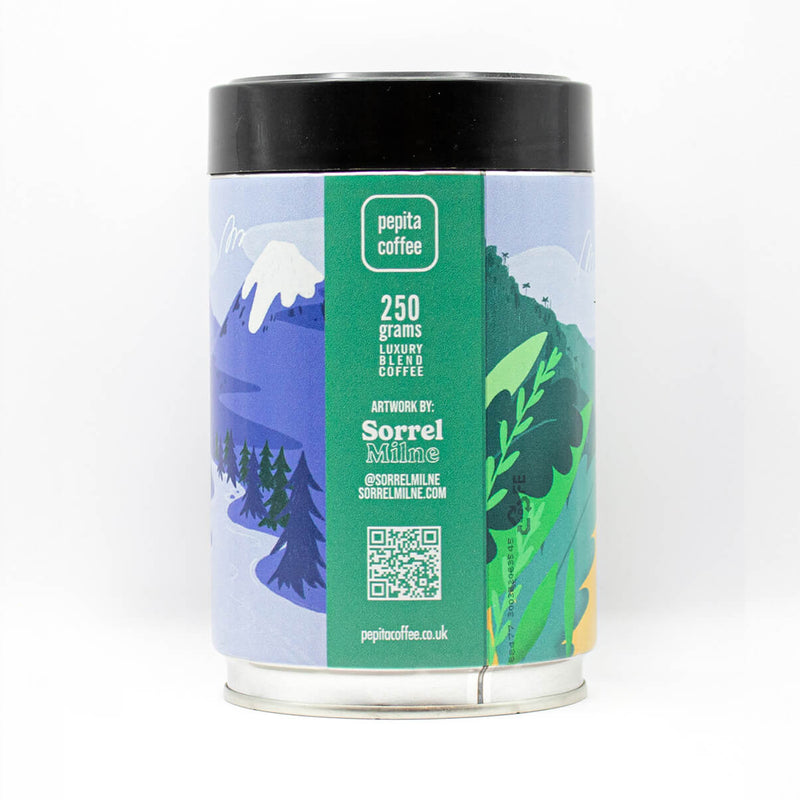 Sorrel Mine - Collectable Art Tin | 250g Luxury Blend Coffee | Free UK Delivery