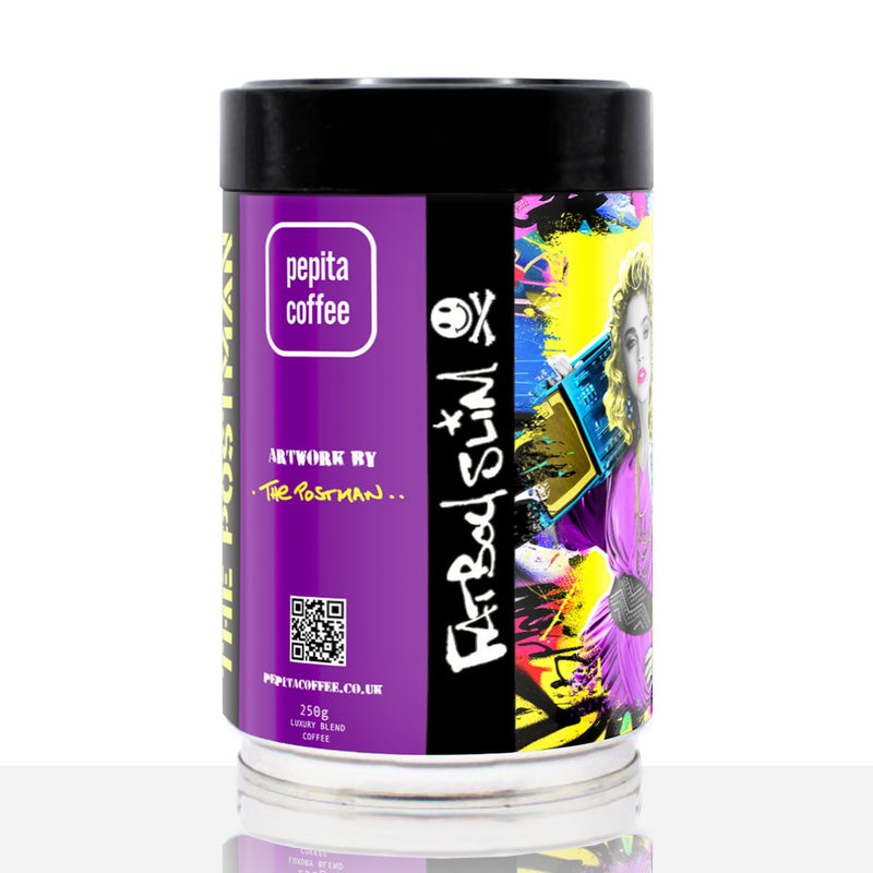 The Postman - Madonna Tin | 250g Luxury Blend Coffee | Free UK Delivery